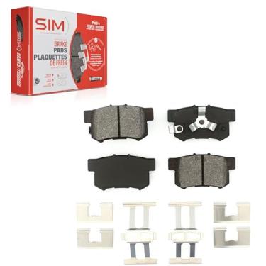 Imagem de Pastilhas de freio a disco semimetálicas traseiras SIM-1086 para Honda CR-V Acura RDX Crosstour Accord