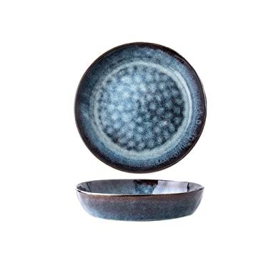 Imagem de Prato de serviço prato de jantar chinês vintage pratos de jantar de cerâmica grande tigela de sopa de porcelana 28 cm prato de salada redondo para casa pratos seguros para micro-ondas/lava-louças