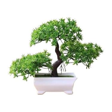 Imagem de Bonsai Artificial Planta Artificial Decorativa - Realista com Beleza Natural para sua Decoração, Modelo Nuvem