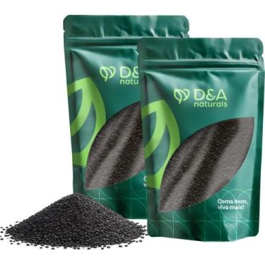 Imagem de Gergelim Preto 2kg - D&A Naturals