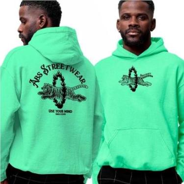 Imagem de Blusa Moletom Com Capuz‎ Tiger Abs Streetwear Since 2019-Unissex