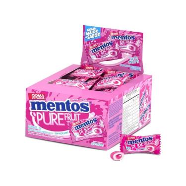 Imagem de Chiclete Mentos Pure Tutti Frutti Sem Açúcar C/ 60u 120g