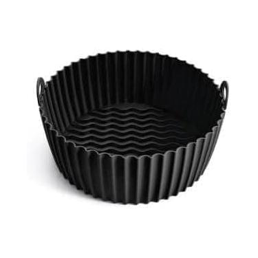 Imagem de Forma de Silicone Flexível Reutilizável Antiaderente para Fritadeira Elétrica