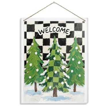 Imagem de Bem-vindo Natal decoração de parede acrílico decoração natal placa de decoração de acrílico engraçado presente de natal placa decorativa de natal para parede e interior decoração de casa de inverno