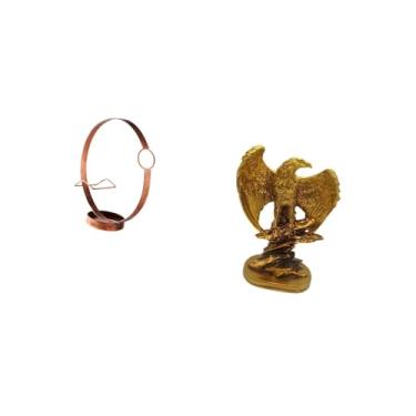 Imagem de Fenteer Escultura de Suporte para Garrafa de Vinho Majestosa, Organizador de Metal para Casa, Sala de Jantar, Escritório, Festa, Estantes, Arte Decorativa, Pr