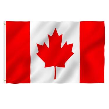 Imagem de Bandeira do país | 9,5 x 1,5 m | Cor vívida e à prova de desbotamento, poliéster 100D impresso, cores vibrantes, ilhós de latão, cabeça de lona de poliéster para ambientes internos e costura dupla com