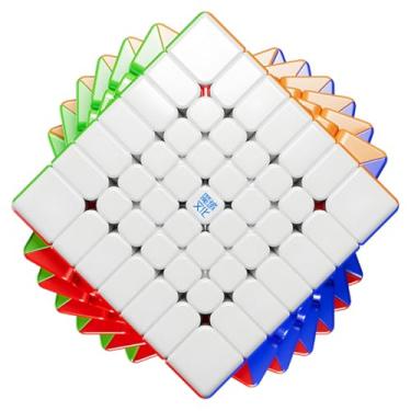 Imagem de Bukefuno AoFu V5 Triple-Track Magnético 7x7 Speed Magic Cube AoFu WRM V5 7x7x7 Triple-Track 232 Ímãs Magic Stickerless Puzzle Cube