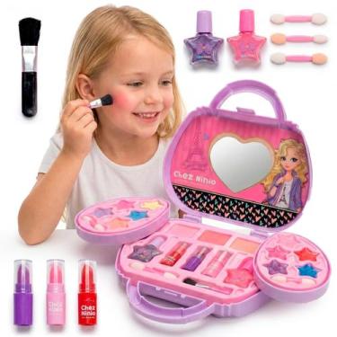 Imagem de Kit Make Star Maleta De Maquiagem Infantil Bolsa Com Sombra Batom - Un