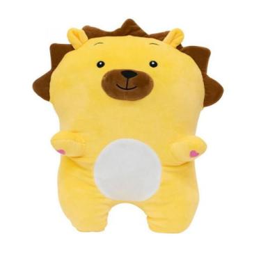 Imagem de Almofada Formato Leãozinho Amarelo 36cm - Minas de Presentes