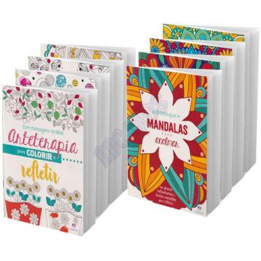 100 Mandalas Livro de Colorir para Adultos: Maravilhoso Livro de Colorir  Mandalas para Adultos - Anti-Stress, Relaxamento e Ótimas Vibrações (1)