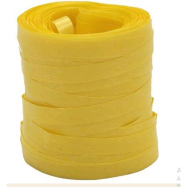 Imagem de Fitilho Plástico 0,5 cm x 50 m - Amarelo