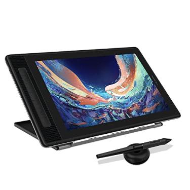 Imagem de HUION Mesa digitalizadora Kamvas Pro 13 2.5K QHD suporte ajustável com 10 teclas de atalho ajustáve,mesa digitalizadora tela,Laminação Completa QLED do Ecrã