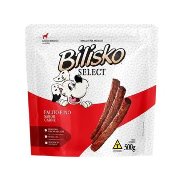 Imagem de Petisco Bilisko Palito Fino De Carne Para Cães 500G (Com Nf)