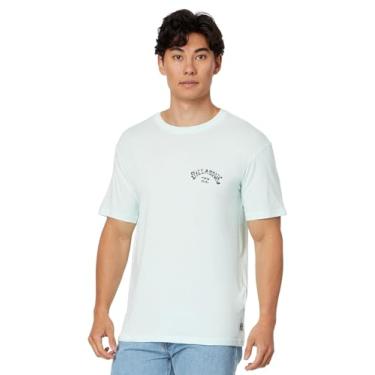 Imagem de Billabong Camiseta masculina estampada de manga curta com enchimento de arco, Seaglass, G