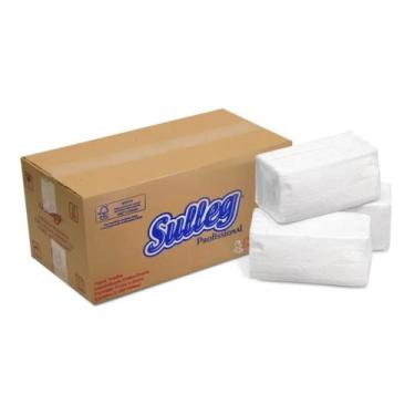 Imagem de Papel Toalha Interfolhado Folha Dupla Caixa com 2400 Folhas Sulleg - E