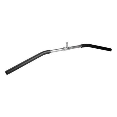 Imagem de Pulley Puxador Costas 1,2m Giro Emborrachado Manopla Cromado - BASE