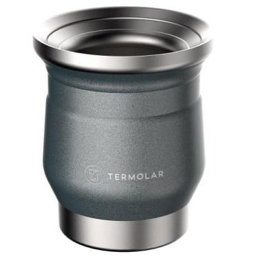 Imagem de Cuia Térmica Tupi 250ml Termolar, CHUMBO
