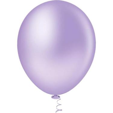 Imagem de Balão GRAN Festa N090 Lilás - Pacote com 50 Unidades - Riberball