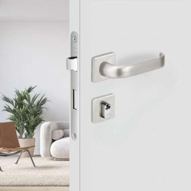 Imagem de Fechadura Duna p/ Porta Externa ER1300 Acetinado IMAB