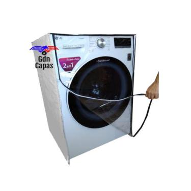 Imagem de Capa Protetora Secadora Brastemp Ative 10kg Bsr10 frente transparente 