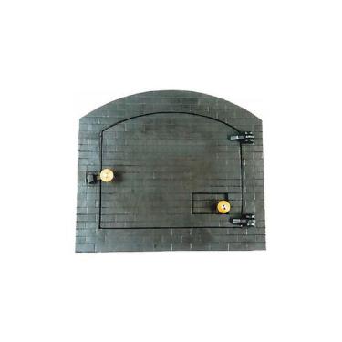 Imagem de Porta Forno Ferro Fundido P/ Pizza Dnadai 51x45cm - Rig Fundidos