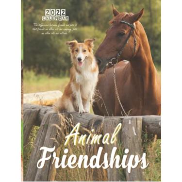 Imagem de Animal Friendships 2022 Calendar: Mini Calendar 2022 with Large Grid for Note - To do list, Gorgeous 8.5x11'' Small Calendar, Non-Glossy Paper