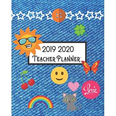 Imagem de 2019 2020 Teacher Planner: Denim. Perfect Size for classroom & home-school teachers. Monthly and Weekly spreads, inspirational Teaching Quotes & Daily Lesson Planner: