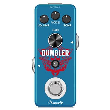 Imagem de Amuzik Pedal de Efeito Dumbler de Guitarra para Guitarra Elétrica Pedais de Efeito Dumbler Analógicos com Simulador de Amplificador Pedais de Overdrive de Efeito de Bypass Ture