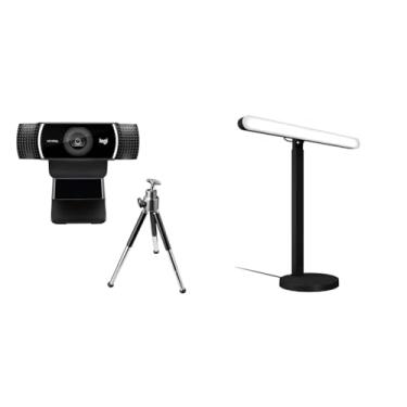 Imagem de Kit Webcam Logitech C922 Full HD + Litra Beam LED Streaming Profissional