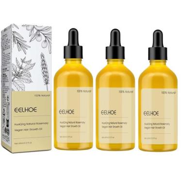 Imagem de Óleo de Crescimento Capilar Axnzp EELHOE Veganic 180ml com Alecrim (Ki
