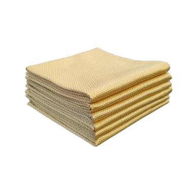 Imagem de Pano de Microfibra Escama de Peixe Multiuso Não Solta Fiapo Alta Absorção Uso Geral Vidros (Laranja, Pano 40x60cm)