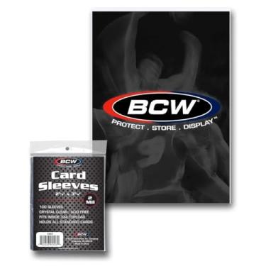 Imagem de BCW Capas de cartão padrão - 6 cm x 8 cm | transparente sem ácido, toploader | Capas para cartas colecionáveis para beisebol, basquete, futebol, hóquei, Pokémon, MTG, etc