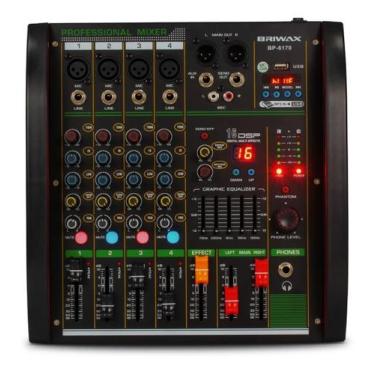 Imagem de Mesa De Som Controladora Phantom Power 48 BP-6170 - Briwax