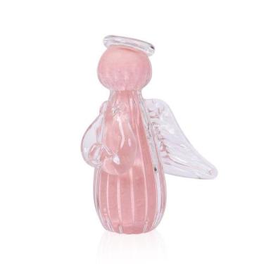 Imagem de Mini Anjo Uriel Murano Quartzo Rosé G  - Labone