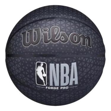 Imagem de Bola Basquete Wilson Nba Oficial Forge Pro Midnight Preto