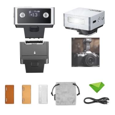 Imagem de Godox iT20 C iT20-C com suporte para sapata, flash TTL para Canon, de potência máxima de 700 mAh, tempo de reciclagem de 1,5 s, bateria de lítio, mini Speedlight (prata)