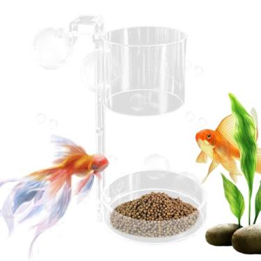 Imagem de Rrlihjgu Prato De Alimentação Para Camarões Com Design Flutuante E Submersível - Alimentador para Peixes | Suporte De Comida Para Entusiastas Iniciantes Aquários Casa Espaços Pequenos