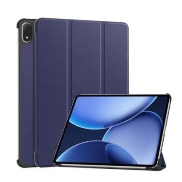 Imagem de Capa para tablet OnePlus Pad 3 de 13,3 polegadas, fina, leve, com três dobras, suporte inteligente, com despertar/hibernar automaticamente para tablet OnePlus Pad 3, antipirnts dos dedos, resistente a