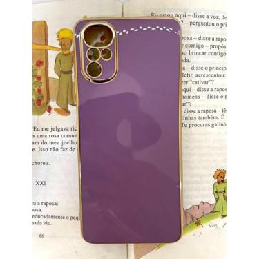 Imagem de Capa de celular compatível com Moto G22 Nevoa - oilojinhadafla, Roxo