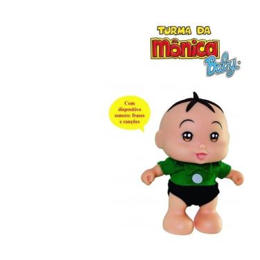 Imagem de Boneco Cebolinha Baby Coleção Turma Da Mônica Adijomar Vinil