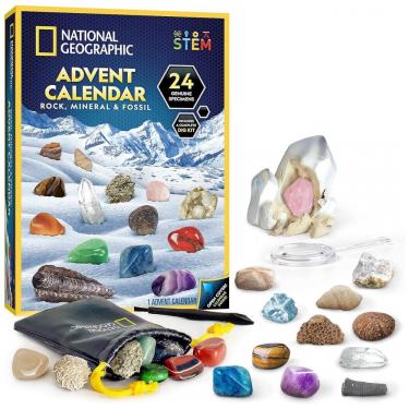 Imagem de Calendário do Advento com 24 Pedras Preciosas da Coleção NATIONAL GEOGRAPHIC Rock 2023