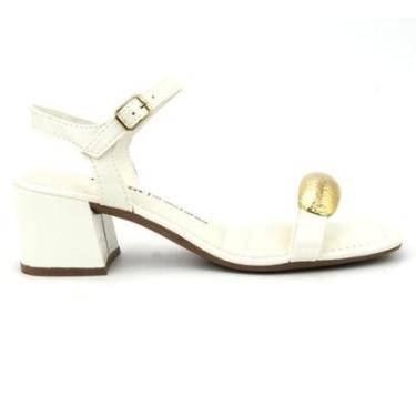 Imagem de Sandalia Dakota Y8491 Salto Grosso Baixo Fivela Feminino-Feminino