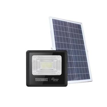 Imagem de Refletor Led Solar Tr Sun 60W 6500K Preto -Taschibra