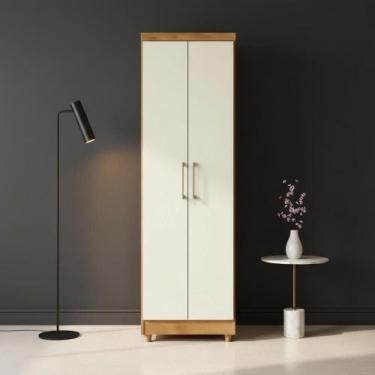 Imagem de Multiuso Armário Sapateira 2 Portas Lavanderia Com Pés - Repleta, Cedr