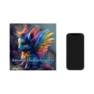 Imagem de Livro De Colorir De Criaturas Fantásticas Para Adultos E Adolescentes,