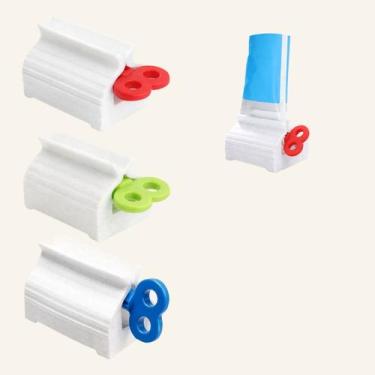 Imagem de 24 Espremedor Pasta de Dente Creme Dental Prático Banheiro - Riodeouro