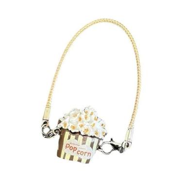 Imagem de Acessórios Para Bonecas Mini Popcorn: Pingente De Árvore De Pipoca Par