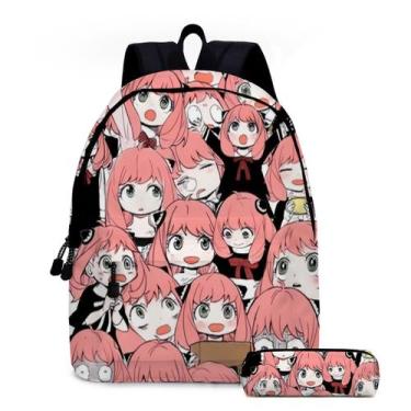 Imagem de Conjunto de mochilas Spys Familys Anyas Forgers Cartoon Kids School - 