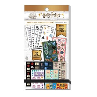 Imagem de Livro de adesivos para planejadores do Harry Potter da Conquest Journals para planejadores, diários e projetos, 30 páginas, mais de 1.000 adesivos, criaturas mágicas, feitiços, pingentes e ícones mágicos para todo o seu planejamento