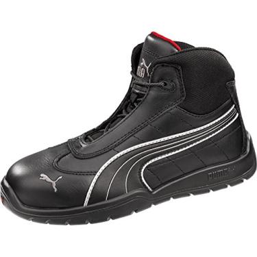 Imagem de Puma Safety Black Mens Leather Daytona Mid SD WRU ST LaceUp Work Boots 12 W